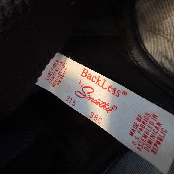 BlackLess by Smoothie Bustier Corset 38C Adjustable Fit Womens Intimate Apparel - Picture 2 of 3